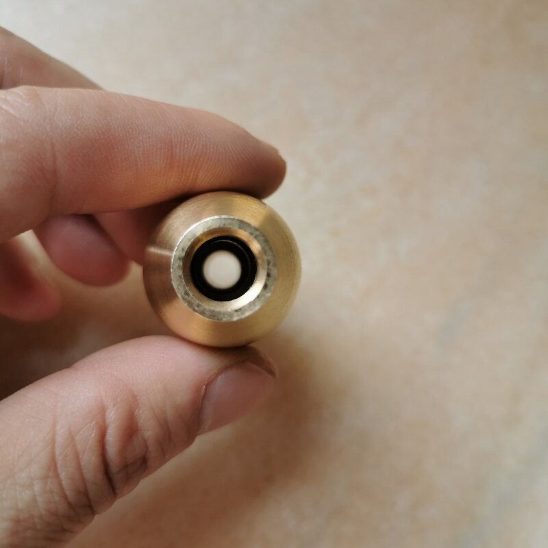 JH-485 Brass Swivel Joint Top View 7mm Hole