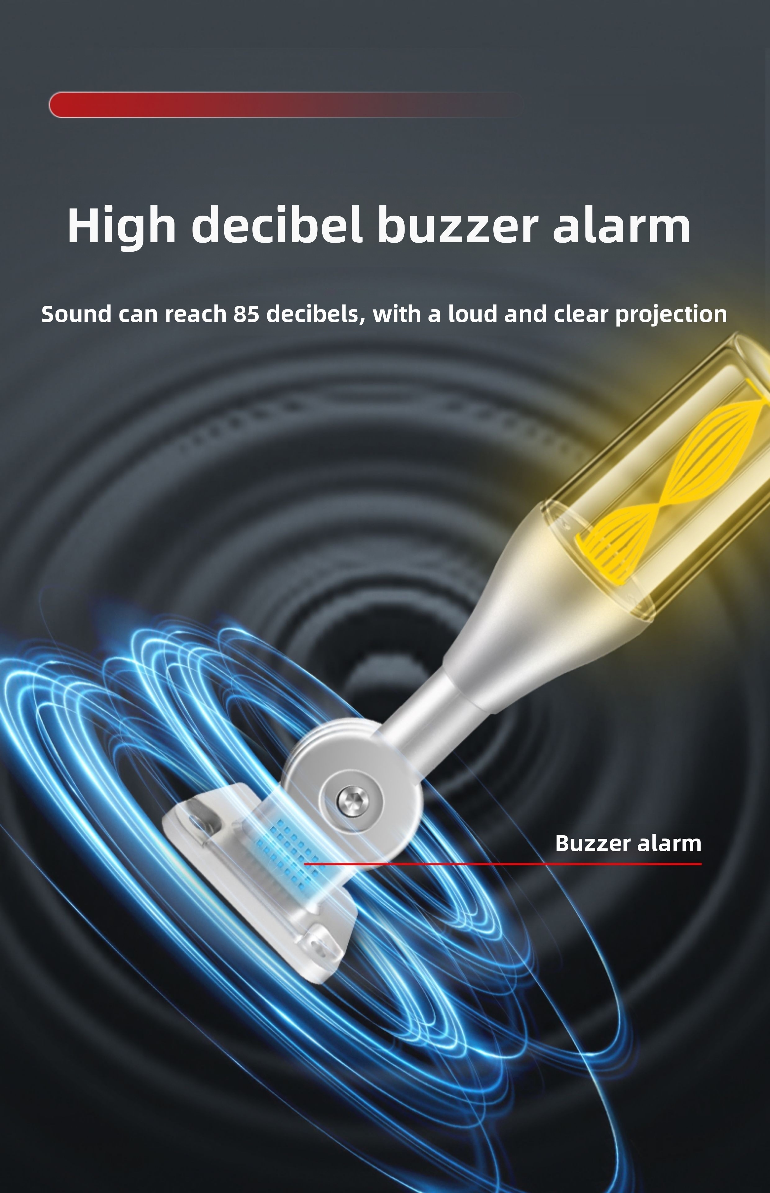 EXZS50NXB High Decibel Buzzer Alarm Detail