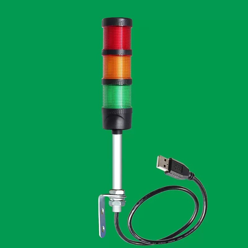 M4 USB Serial Port Warning Light Red Yellow Green Layers with USB Cable