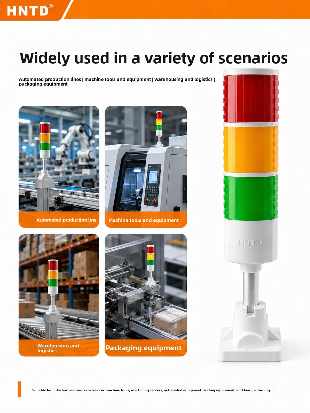 TD-50 Applications - CNC Machine Automation Line Warehouse Packaging