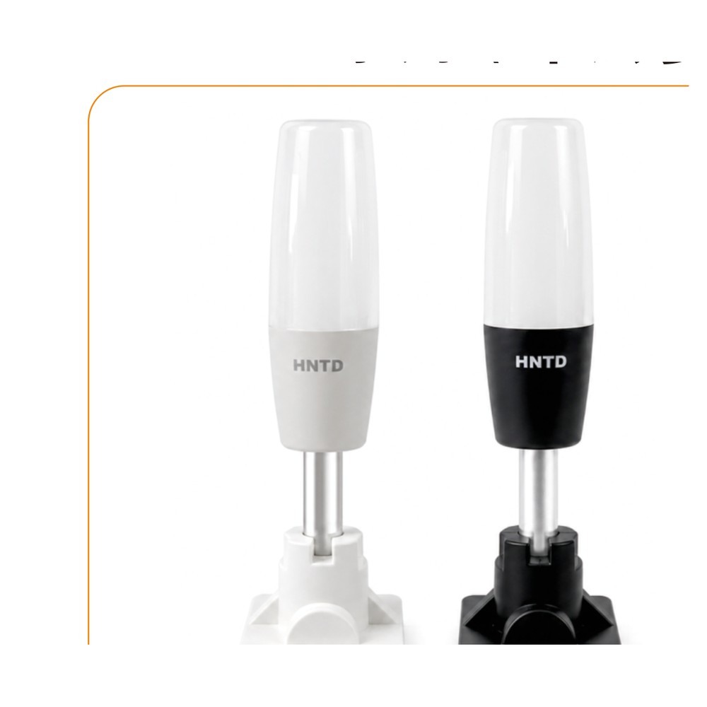 TD50X One Layer Three Color LED Signal Light White and Black Housing